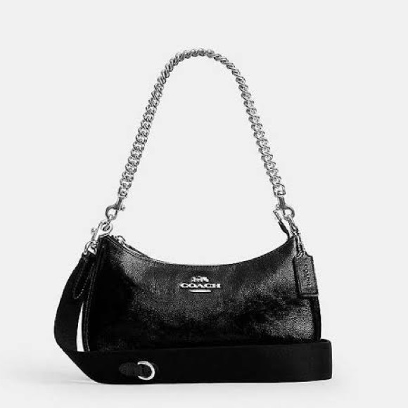 NWT coach! Teri Shoulder Bag With Pouch 🖤🎵♠️